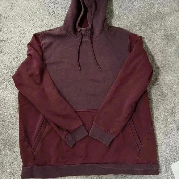 Burgundy Russell Hoodie - Picture 1 of 5